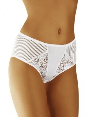 Памучни бикини в бял цвят ECO-MI