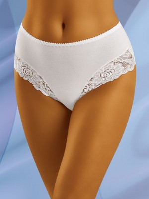 Бикини с дантела в бял цвят ECO-GI