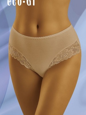 Бикини с дантела в бежов цвят ECO-GI