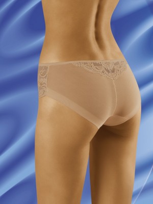 Дантелени бикини в бежов цвят NAVI