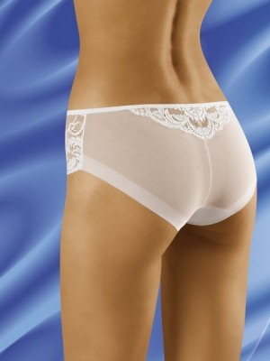 Дантелени бикини в бял цвят NAVI