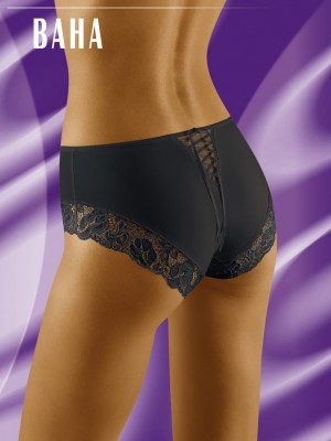 Бикини с дантела в черен цвят BAHA