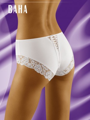 Бикини с дантела в бял цвят BAHA