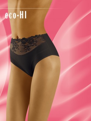 Памучни бикини в черен цвят ECO-HI