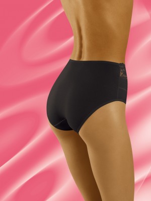 Памучни бикини в черен цвят ECO-HI