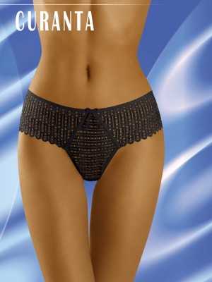 Дантелени прашки в черен цвят CURANTA