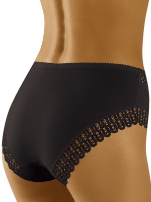 Памучни бикини в черен цвят ECO-TO