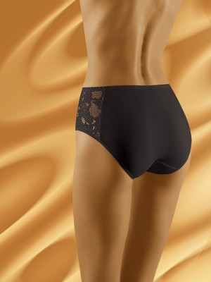 Памучни бикини в черен цвят ECO-VU