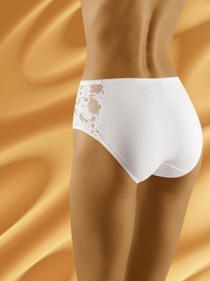 Памучни бикини в бял цвят ECO-VU
