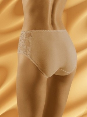 Памучни бикини в бежов цвят ECO-VU