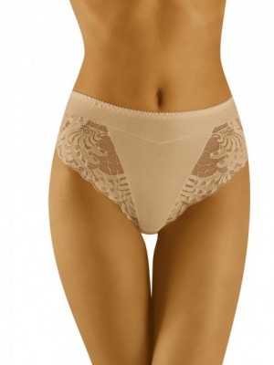 Памучни бикини в бежов цвят ECO-ZO