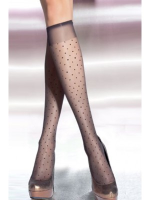Дамски чорапи на точки в черен цвят TRISHA 20 den