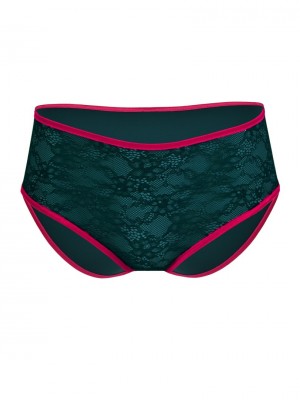 Бикини с дантела в зелен цвят 2111
