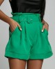Къс дамски панталон в зелен цвят 8765, FASARDI, Панталони - Complex.bg