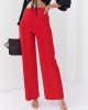 Елегантен дамски панталон в червен цвят 50080, FASARDI, Панталони - Complex.bg