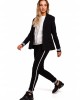 M459 Blazer with striped ribbed cuffs - black, MOE, Дрехи - Complex.bg