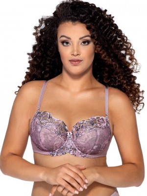 Сутиен с полуподплатени чашки в розов цвят AV 1985