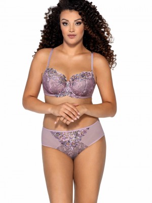 Бикини с дантела в розов цвят AV 1985