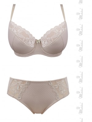 Полуподплатен сутиен в бежов цвят DITA 11058