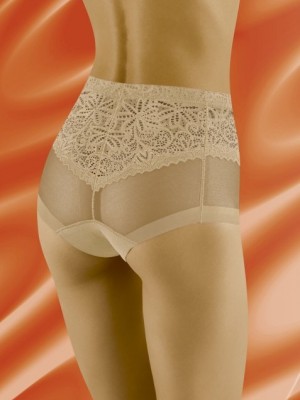 Бикини с висока талия в бежов цвят HOTY