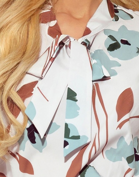 Дамска блуза с дълъг ръкав в светлобежов цвят 140-19, Numoco, Блузи / Топове - Complex.bg