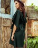 Широка рокля в зелен цвят 287-14, Numoco, Миди рокли - Complex.bg