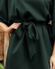 Широка рокля в зелен цвят 287-14, Numoco, Миди рокли - Complex.bg