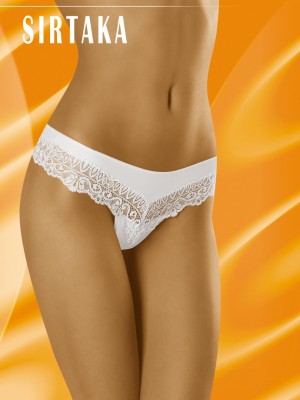 Дамски прашки в бял цвят SIRTAKA