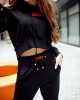 Спортен дамски комплект в черен цвят FI718, FASARDI, Спортно облекло - Complex.bg