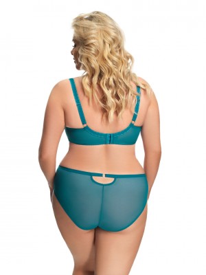 Макси сутиен с меки чашки в цвят тюркоаз CALIGARI K674 