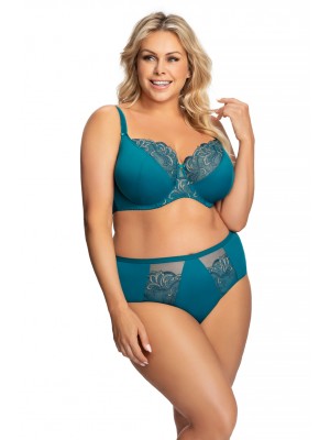 Макси сутиен с меки чашки в син цвят K707 MADISON