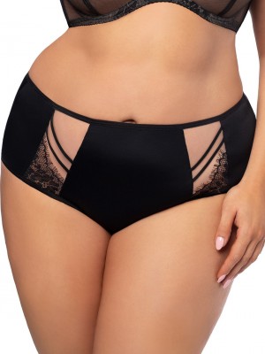 Бикини с висока талия в черен цвят PARADISE K497