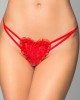 Секси дамски прашки с отворено дъно в червен цвят 2480, SOFTLINE, Прашки - Complex.bg