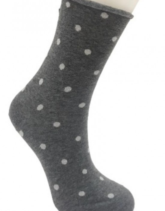 Дамски чорапи в сив цвят SB015, NOVITI, Къси чорапи - Complex.bg