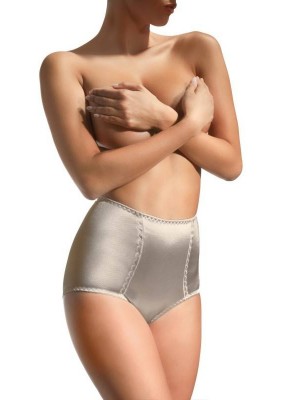 Моделиращи бикини с висока талия в златист цвят BBL106