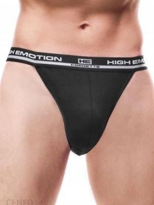 Мъжки прашки в черен цвят High Emotion