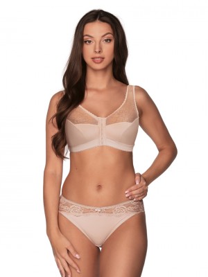 Сутиен с меки чашки в бежов цвят RACHELA 1163