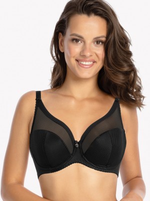 Сутиен с полуподплатени чашки в черен цвят SONIA 1058