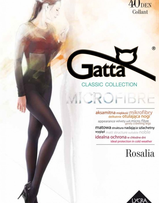 Микрофибърен чорапогащник в син цвят Rosalia 40 DEN JEANS, Gatta, Чорапогащи - Complex.bg