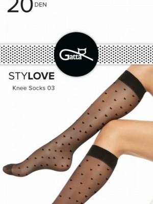 Дамски чорапи в черен цвят STYLOVE 03 20 DEN