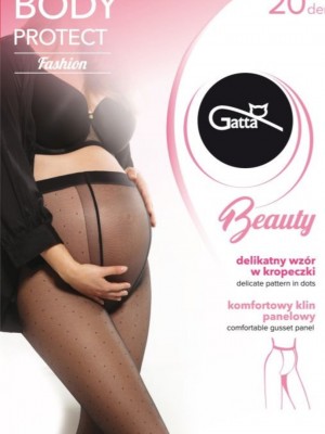 Чорапогащи за бременни в черен цвят BODY PROTECT - 20 DEN