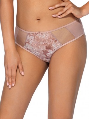 Бикини с тюл в розов цвят AV 1981