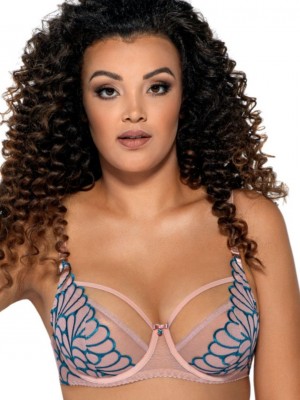 Сутиен с меки чашки в розов цвят AV 1929