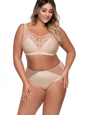 Сутиен с меки чашки в бежов цвят AV 1691/1