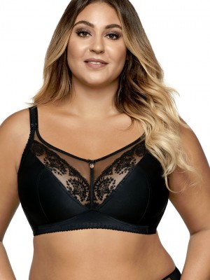 Сутиен с меки чашки в черен цвят AV 1691/1