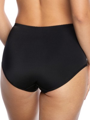 Бикини с тюл в черен цвят KALLISTE 1125