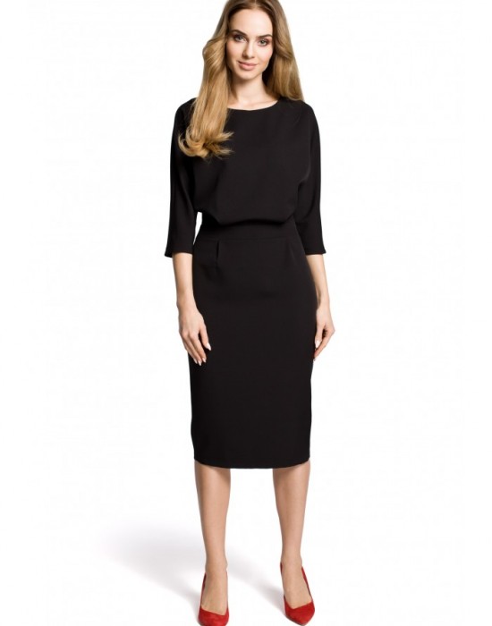 Елегантна дамска рокля в черен цвят M360, MOE, Дрехи - Complex.bg