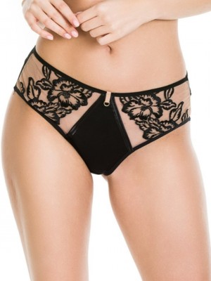Бикини с дантела в черен цвят FLIRT 19127
