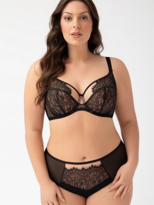 Сутиен с меки чашки в черен цвят K752 THERESE 