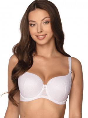 Сутиен с подплатени чашки в бял цвят MICAELA 2 758